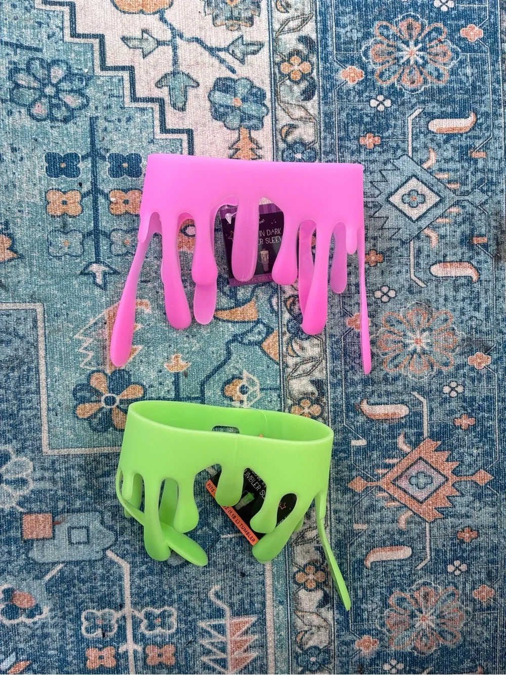 Target Bullseye Bins One drip glow in the dark tumbler sleeve- Pink or Green